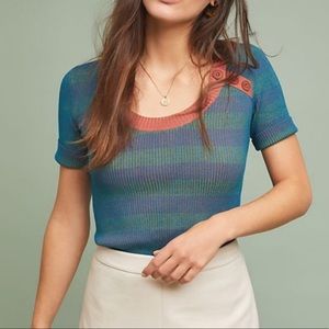 Anthropologie APlus Marais Buttoned Sweater